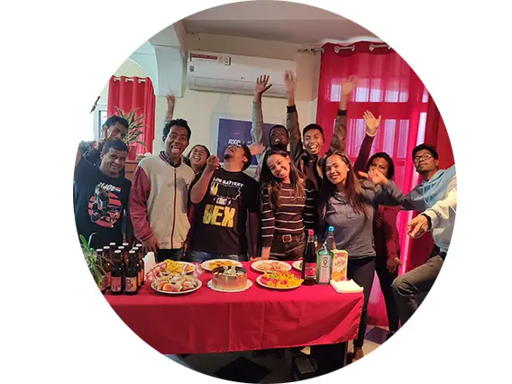 Petite fête entre amis